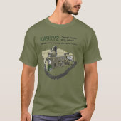 Klassischer tragbarer Transceiver AN/VRC-77 T-Shirt (Vorderseite)
