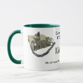 Klassischer tragbarer Transceiver AN/VRC-77 Tasse (Links)