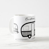 Klassischer Trailer Caravan Thunder_Cove Kaffeetasse (Vorderseite Links)
