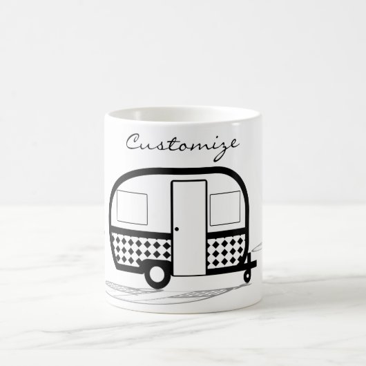 Klassischer Trailer Caravan Thunder_Cove Kaffeetasse (Mittel)