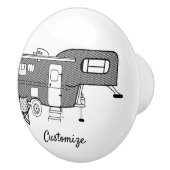 Klassischer Trailer Caravan Thunder_Cove Keramikknauf (Rechts)