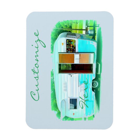 Klassischer Trailer Thunder_Cove Magnet (Vertikal)