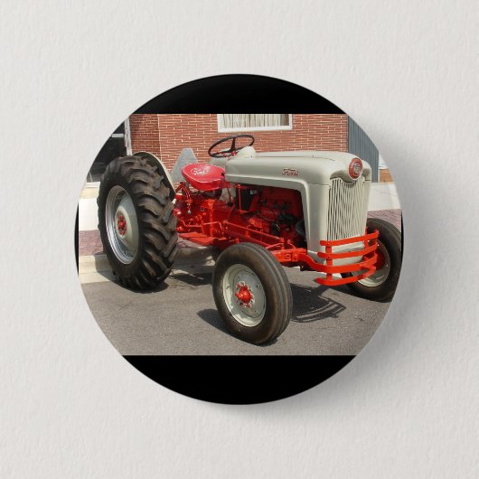 Klassischer Traktor Badezimmer Button (Vorderseite)