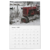 Klassischer Traktor-Kalender: Fertigen Sie das Kalender (Jan 2027)