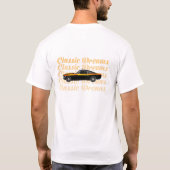 Klassischer Traum Oldtimer T-Shirt (Rückseite)