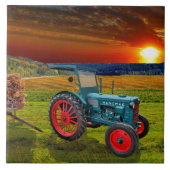 Klassischer Trecker Hanomag R22 Fliese (Vorderseite)