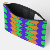 Klassischer, trendiger Schminkbeutel in Multicolor Zubehörtasche (Offen)