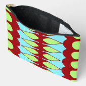 Klassischer, trendiger Schminkbeutel in Multicolor Zubehörtasche (Offen)