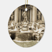 Klassischer Trevi-Brunnen, Rom Keramik Ornament (Links)