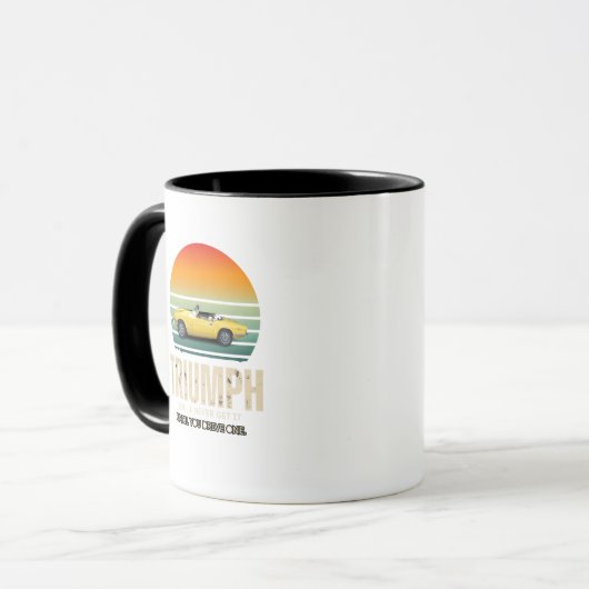 Klassischer Triumph Spitfire Tasse (Vorderseite Links)