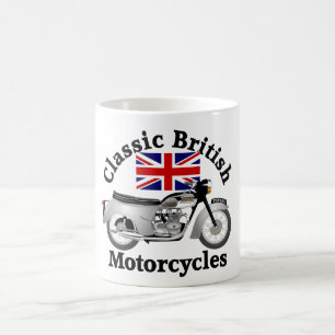 Klassischer Triumph T100A Motorradbecher Kaffeetasse