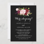 Klassischer tropischer Empfang Einladung (Vorderseite)