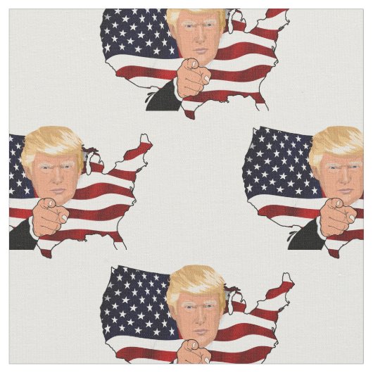 Klassischer Trump 2020 Stoff (Nahaufnahme)