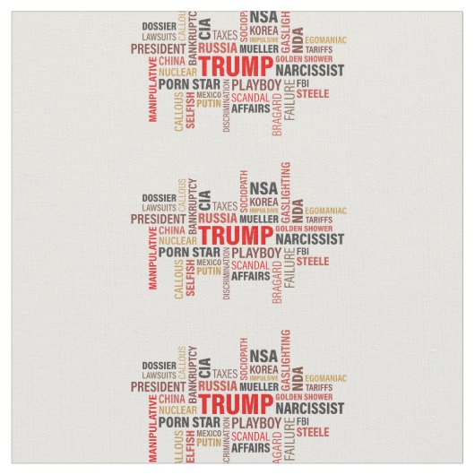 Klassischer Trump 2020 Stoff (Nahaufnahme)