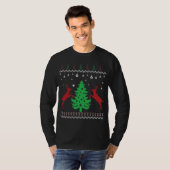 Klassischer Ugly Weihnachtsbaum mit liebem Pullove T-Shirt (Vorne ganz)