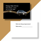 Klassischer unabhängiger Uber-Ride-Treiber - Neu Visitenkarte