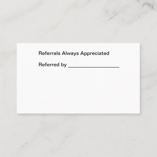 Klassischer unabhängiger Uber-Ride-Treiber - Neu Visitenkarte (Rückseite)