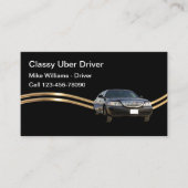 Klassischer unabhängiger Uber-Ride-Treiber - Neu Visitenkarte (Vorderseite)