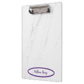 Klassischer und funktioneller weißer Marmor Klemmbrett (Links)