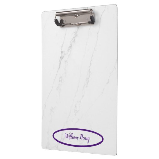 Klassischer und funktioneller weißer Marmor Klemmbrett (Links)