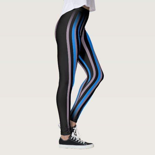 Klassischer und klassischer blauer schwarzer, grau leggings (Rechts)