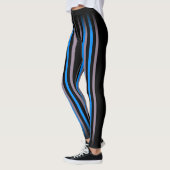 Klassischer und klassischer blauer schwarzer, grau leggings (Links)