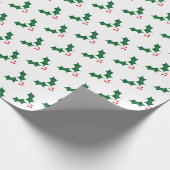 Klassischer Urlaub Elegantes Weihnachtsfest Geschenkpapier (Ecke)