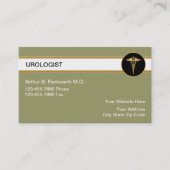 Klassischer Urologe Medical Business Cards Visitenkarte (Vorderseite)