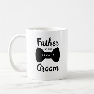 Klassischer Vater der Groom Bowtie Kaffeetasse
