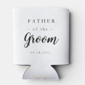 Klassischer Vater des Bräutigams Dosenkühler (Rückseite)