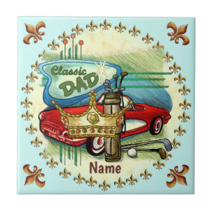 Klassischer Vater Fliese