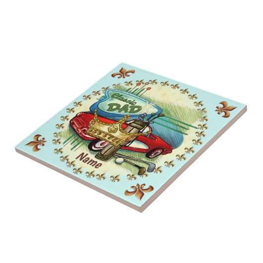 Klassischer Vater Fliese (Seite)