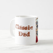 Klassischer Vater Kaffeetasse (Vorderseite Links)