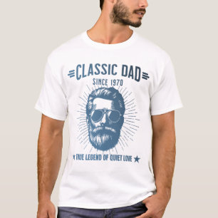 Klassischer Vater seit 1970 - Wahre Legende der ru T-Shirt