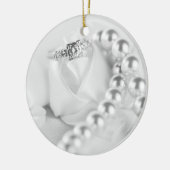 Klassischer Verlobungs-Ring Keramik Ornament (Links)