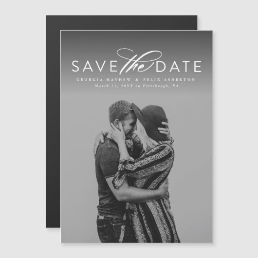 Klassischer vertikaler Foto-Magnet Magnetkarte (Vorne/Hinten)