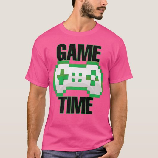 Klassischer Videospielcontroller Komisch T-Shirt (Vorderseite)