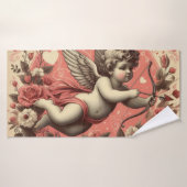 Klassischer/Vintag/Retro-Kupid Valentinstag Badehandtuch (Badehandtuch)