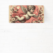 Klassischer/Vintag/Retro-Kupid Valentinstag Banner (InSitu)