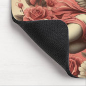 Klassischer/Vintag/Retro-Kupid Valentinstag Mousepad (Ecke)