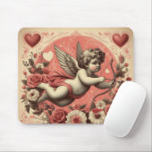 Klassischer/Vintag/Retro-Kupid Valentinstag Mousepad (Mit Mouse)