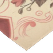 Klassischer/Vintag/Retro-Kupid Valentinstag Tischdecke (Schrägansicht)