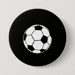 Klassischer Vintage-Fußball mit abgenutzter Sporti Button
