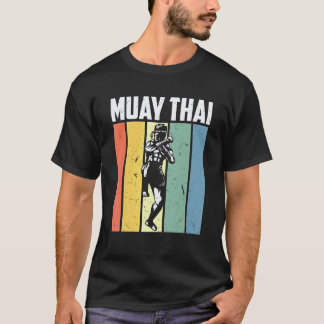 Klassischer Vintage Muay Thai Karate Boxen Mixed M T-Shirt