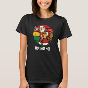 Klassischer Vintage-Weihnachtsmann mit seinem Sack T-Shirt