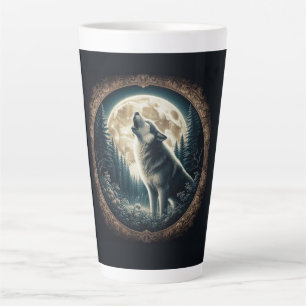 Klassischer, vintage Wolf & Mond Milchtasse