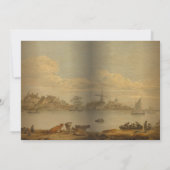 Klassischer Vintager Abschluss Einladung (Rückseite)