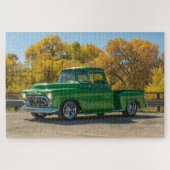 Klassischer Vintager antiker amerikanischer LKW Puzzle (Horizontal)