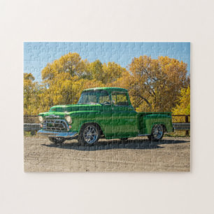 Klassischer Vintager antiker amerikanischer LKW Puzzle