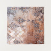 Klassischer Vintager Ausdruck mit Flickwerk, Pisle Wandteppich (Vorderseite (Horizontal))